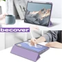 Аксессуар для iPad BeCover Soft Edge TPU with Pencil mount Purple for iPad Pro 13 2024 M4 (711719): Особенности отделение для стилуса, Удобно держать в руке, Стильный дизайн, Стильный внешний вид, Складывается в подставку, Приятен на ощупь