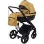 Коляска 2 в 1 Bair Crystal 100% кожа BC-40 золото перламутр — черный (624449): Тип коляски универсальная коляска (2-в-1)