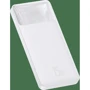 Внешний аккумулятор Baseus Power Bank 10000mAh Bipow Display 15W White (PPDML-I02): Кабели/переходники для смартфонов в комплекте micro USB