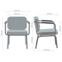 Кресло AMF Oasis Soft черный/cowboy Dark Gray (544650): Производитель AMF