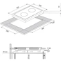 Варочная поверхность газовая Perfelli HGG 318 W: Рабочая поверхность стекло (закаленное)