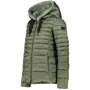 Куртка CMP Woman Jacket Fix Hood 31K3006F-F739 42 (34) оливковая зимняя с капюшоном и мехом: Вид Куртки