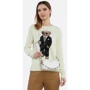 Женская сумка кросс боди Michael Kors Jet Set белая (32S3SJ6C1L085): Материал Натуральная кожа