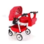 Коляска для куклы Adbor Lily Sport,12, красный