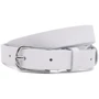 Жіночий ремінь Borsa Leather білий (100v1genw69-white)