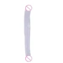 Двухсторонний фаллоимитатор CHISA 17.8 Inch Dildo Clear
