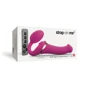 Безремневой вибрострапон с вакуумной стимуляцией Strap-On-Me Multi Orgasm - M - Fuchsia