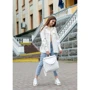 Женский рюкзак Sambag Trinity 0SO белый (28319008): Фактура Гладкая, Матовая, Стеганая