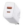 Зарядний пристрій Baseus Wall Charger USB+USB-C 20W White (CCXJ-B02)