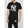 Футболка 47 Brand NY Yankees Imprint Echo Tee Me (544088-FS) L черная с принтом: Вид Футболки