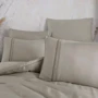 Комплект постільної білизни HOBBY Silk Modal шовк-модал Євро Бежевий (606532_2,0) фото 11