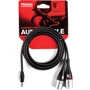 Готовый кабель D'addario PW-MPXLR-06 Custom Series 1/8" to Dual XLR Audio Cable (1.8m)