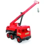 Автокран Wader Middle truck красный (39487)