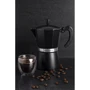 Кофеварка гейзерная Alum Macchiato KPS для эспрессо на 6 чашек (1K2659): Цвет черный