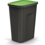 Баки для сортування сміття Prosperplast Keden Compacta Q Plus, комплект 3х35л чорний, кришка синя/зелена/жовта (5905197562223)