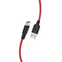 Кабель Hoco USB Cable to USB-C X21 Plus 3A 2m Black/Red