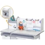 Детский стол Mealux Hamilton Multicolor PN с полкой (ВD-680 W/G MC+PN с полкой): Возраст ребенка от 4-х лет