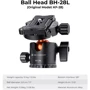 K&F Concept T254A4+BH-28L (KF09.090V1): Минимальная высота 61.5 см