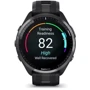 Смарт-часы Garmin Forerunner 965 Carbon Grey DLC Titanium Bezel with Black Case and Black/Powder Grey Silicone Band (010-02809-10): Материал ремешка Силикон