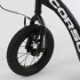 Самокат дитячий "Corso" надувні колеса 12 "+ ручний переднє гальмо Black (86792) фото 10