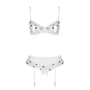 Эротический комплект Passion LOVELIA SET white XXL/XXXL