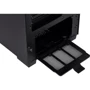 Корпус Corsair 110Q Black (CC-9011184-WW): Материал передней панели пластик, сталь