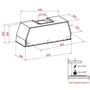 Витяжка Weilor PPE 8230 SS 1000 LED: Тип фільтра повітря Рециркуляція, Відведення