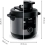 Мультиварка Tefal Turbo Cuisine&Fry CY778830: Тип управления злектронное