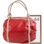 Женская сумка бочонок Laskara красная (LK-10251-red): Стиль Повседневный (Casual)
