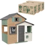 Детский игровой домик Smoby Toys Green Друзья Эво с почтовым ящиком и окнами (810205)