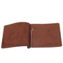 Мужской зажим для денег DNK Leather коричневый (DNK-Spring-clamp-plus-F): Материал Натуральная кожа