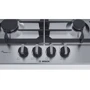 Варочная поверхность газовая Bosch PCH6A5B90 : Рабочая поверхность нержавеющая сталь