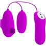Вакуумный стимулятор с виброяйцом PRETTY LOVE - SUCTION & VIBRO-BULLETS, BI-014925