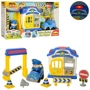Набор игровой WinFun 1306-NL полиция, машина, фигурка, дорожные знаки, звук, свет
