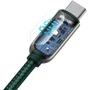Кабель Baseus Cable USB-C to USB-C Display 100W 2m Green (CATSK-C06) фото 6