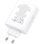 Зарядний пристрій Hoco Wall Charger 3xUSB-C+USB N31 White: Кількість USB-портів 4