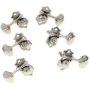Колок Колки для гитары GRAPH TECH PRN-3422-N0 Acoustic 3+3 Butterbean Button Nickel