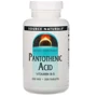 Source Naturals Pantothenic Acid Пантотеновая кислота 250 мг 250 таблеток