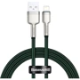 Кабель Baseus USB Cable to Lightning Cafule Metal 2.4A 2m Green (CALJK-B06)