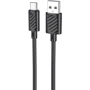 Кабель Hoco USB Cable to USB-C X88 Gratified 3A 1m Black