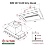 Вытяжка Perfelli BISP 6873 WH LED Strip GLASS: Управление Сенсорное