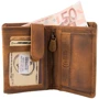 Мужское портмоне DNK Leather коричневое (DNKN4C-VIN-C-brown): Материал Натуральная кожа