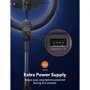 TaoTronics 12'' Selfie Ring Light with 78'' Tripod Stand, Dimmable LED Light Outer 24W 6500K фото 7