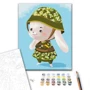 Картина по номерам Brushme Зайчик из ВСУ © Екатерина Валерьева 40х50 см (BS53157): Производитель Brushme