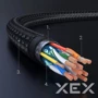 Кабель и переходник HDMI M - M 1.0 м V2.0 4K Cafule Ugreen в полиуретановой оплетке HD119