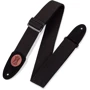Гитарный ремень LEVY'S MSSC8-BLK Classics Series Cotton Guitar Strap (Black)