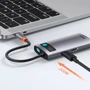 Адаптер Baseus Adapter USB-C to 2xUSB3.0+HDMI+USB-C Gray (CAHUB-CY0G) фото 5
