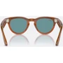 Смарт-окуляри Ray-Ban Meta Headliner Shiny Caramel Transparent Frame/Teal Blue Lenses size M (RW4009 670680 50-23) фото 7