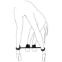 Набор для фиксации Art of Sex - BDSM Straight Line Fixation Simple