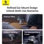 Тримач Baseus Car Holder Magnetic C02 Mega Gray (C40169002833-00) для Apple iPhone 16 I 15 I 14 I 13 I 12 series фото 5